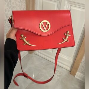 Valentino Red Crossbody Shoulder Bag